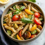 As the warm sun graces us with its presence and the days stretch longer, there’s an undeniable allure to refreshing summer salads. Among the multitude of options available, pasta salads stand out as a beloved choice for their ability to combine hearty ingredients and vibrant flavors into a satisfying dish. One such standout recipe is the Zesty Lemon Basil Pasta Salad, a delightful blend that not only tantalizes the taste buds but also nourishes the body. This pasta salad is a celebration of wholesome ingredients, featuring the zesty brightness of fresh lemons and the aromatic touch of basil, making it the perfect dish for summer gatherings, picnics, or even meal prep for busy weekdays.
