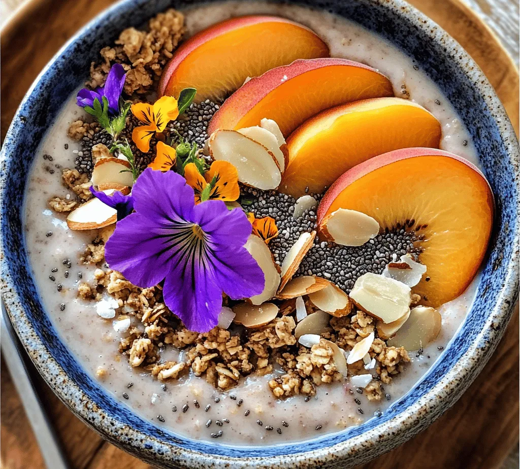 When it comes to crafting the perfect Peach Paradise Smoothie Bowl, the ingredients play a pivotal role. Let's delve into the key components that contribute to both the flavor and nutritional value of this refreshing dish.