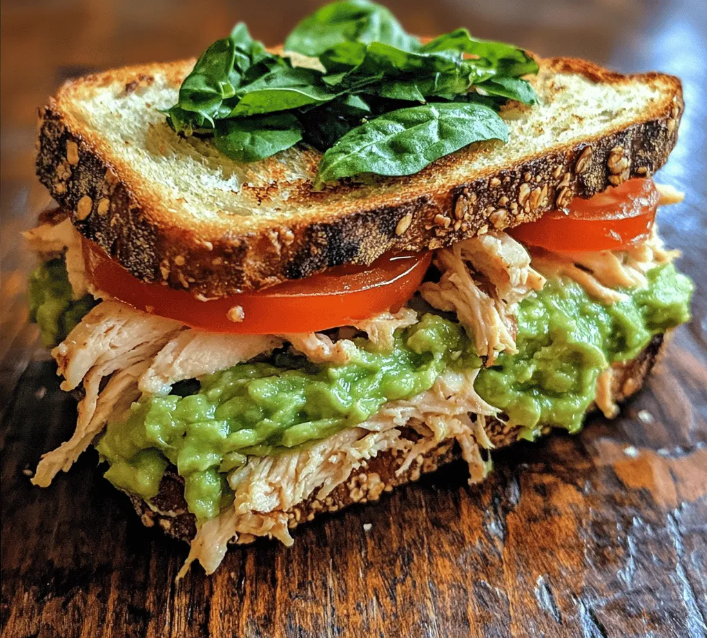 If you're searching for a satisfying, quick lunch or a comforting meal that doesn't compromise on nutrition, the Chicken Avocado Melt Sandwich is a perfect choice. This delectable sandwich marries tender, juicy chicken with creamy avocado and melty cheese, all sandwiched between slices of perfectly toasted bread. Not only does this dish offer a burst of flavor, but it also packs a nutritional punch, making it an ideal option for health-conscious individuals looking to enjoy a delicious meal.