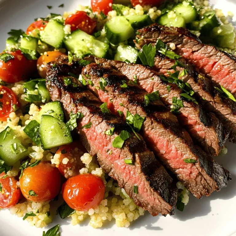 When it comes to creating a memorable dining experience, few dishes can rival the appeal of Zesty Grilled Skirt Steak with Lemon Herb Couscous Salad. This dish is a vibrant and flavorful option that is perfect for gatherings, summer barbecues, or even a quick weeknight dinner. The combination of juicy, grilled skirt steak and a light, refreshing couscous salad creates a delightful balance of textures and flavors that will satisfy your taste buds while impressing your guests.