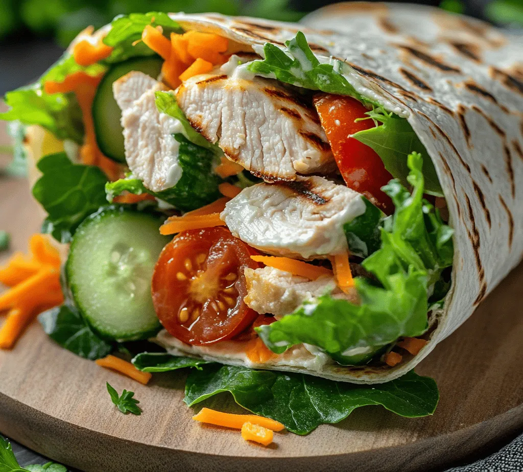In today's fast-paced world, the demand for quick and nutritious meals has never been higher. As more individuals strive to lead healthier lifestyles, the focus has shifted toward meals that are not only convenient but also packed with essential nutrients. Enter the Healthy Grilled Chicken Ranch Wraps, a delightful combination of flavor and nutrition that makes them an excellent choice for either lunch or dinner. This recipe is perfect for those seeking a satisfying meal that doesn't compromise on health.