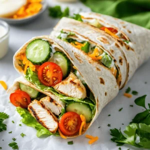 In today's fast-paced world, the demand for quick and nutritious meals has never been higher. As more individuals strive to lead healthier lifestyles, the focus has shifted toward meals that are not only convenient but also packed with essential nutrients. Enter the Healthy Grilled Chicken Ranch Wraps, a delightful combination of flavor and nutrition that makes them an excellent choice for either lunch or dinner. This recipe is perfect for those seeking a satisfying meal that doesn't compromise on health.