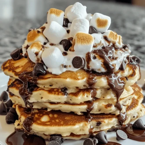 Imagine waking up to the enticing aroma of freshly made pancakes, only to discover they are infused with the nostalgic flavors of your childhood favorite—s’mores. That's right! The concept of s’mores pancakes is taking breakfast tables by storm, blending the gooey goodness of melted marshmallows, the rich taste of chocolate, and the delightful crunch of graham crackers into a stack of fluffy pancakes. This recipe is not just a treat for children; it appeals to adults too, bringing back fond memories of campfires and summer nights spent roasting marshmallows.