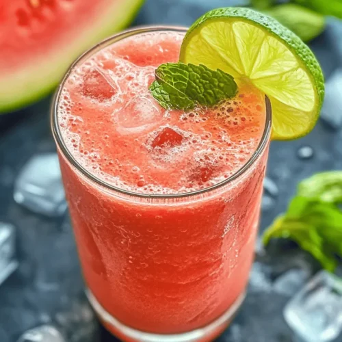 As the summer sun blazes down, there’s nothing quite like a refreshing drink to cool you off and keep you hydrated. Among the countless options available, the Watermelon Smoothie with Coconut Water stands out as a delicious treat that is both flavorful and packed with health benefits. This vibrant drink not only tantalizes your taste buds but also serves as a healthy choice, making it the perfect addition to your summer gatherings or a revitalizing snack during a busy day.