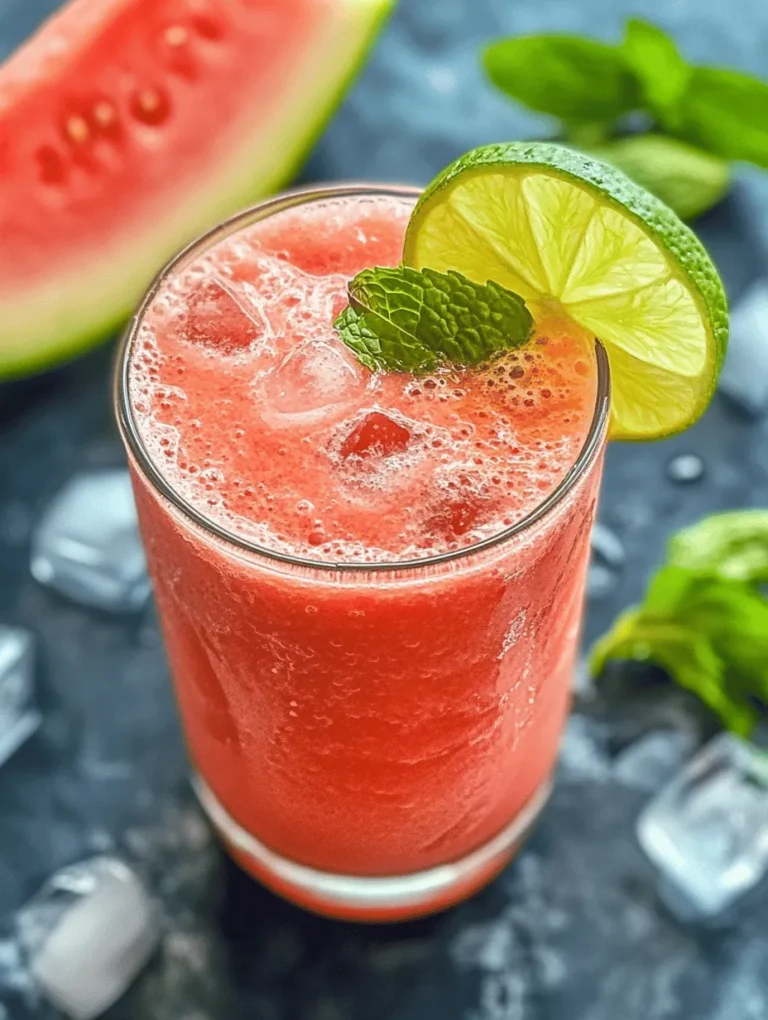 As the summer sun blazes down, there’s nothing quite like a refreshing drink to cool you off and keep you hydrated. Among the countless options available, the Watermelon Smoothie with Coconut Water stands out as a delicious treat that is both flavorful and packed with health benefits. This vibrant drink not only tantalizes your taste buds but also serves as a healthy choice, making it the perfect addition to your summer gatherings or a revitalizing snack during a busy day.