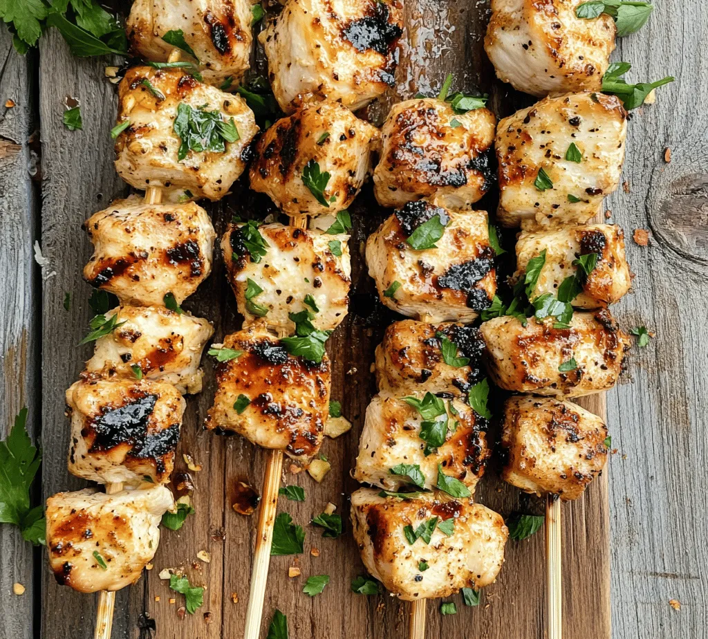 Chicken skewers have gained immense popularity across various cuisines around the globe, thanks to their versatility and ease of preparation. Whether served at summer barbecues, lively gatherings, or even as a quick weeknight dinner, chicken skewers are a crowd-pleaser that appeals to both the young and the young-at-heart. One particular variation that stands out for its rich flavor and delightful aroma is Garlic Parmesan Chicken Skewers.
