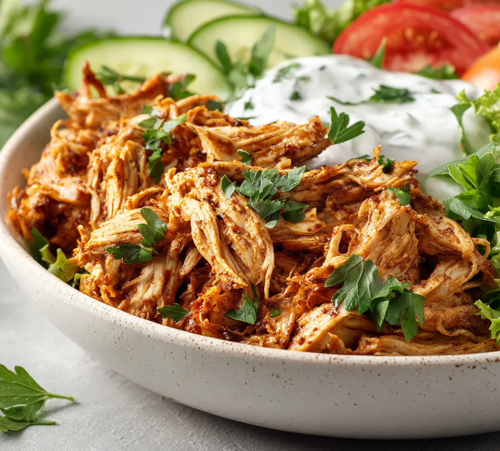 Chicken shawarma is a beloved dish that captures the essence of Middle Eastern cuisine. This savory treat brings tender, marinated chicken thighs layered with robust spices and aromatics to the forefront of any meal. The slow-cooking process transforms ordinary chicken into a mouthwatering delight that is perfectly seasoned and infused with an array of flavors. It's not just about the chicken; each bite tells a story of culinary tradition and vibrant taste, making it a fantastic choice for gatherings, family dinners, or even casual weekday meals.