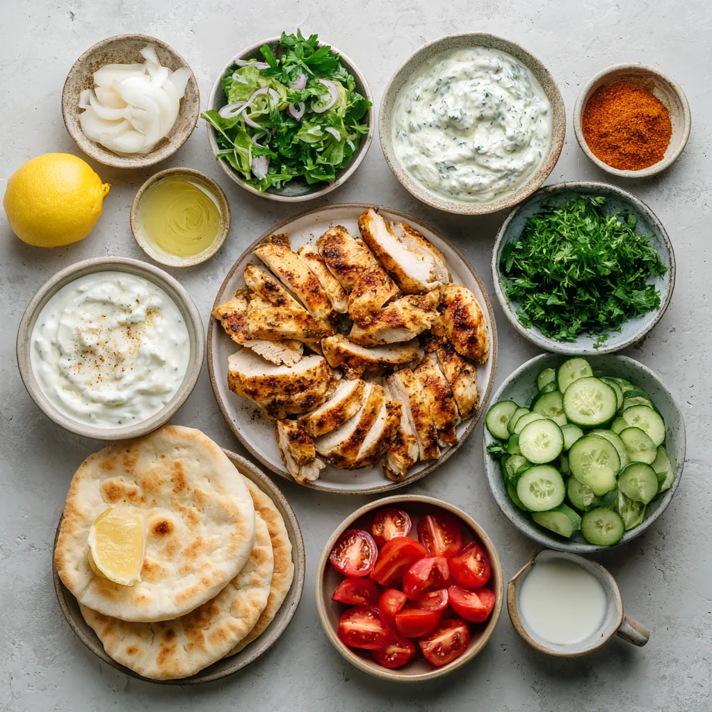 Chicken shawarma is a beloved dish that captures the essence of Middle Eastern cuisine. This savory treat brings tender, marinated chicken thighs layered with robust spices and aromatics to the forefront of any meal. The slow-cooking process transforms ordinary chicken into a mouthwatering delight that is perfectly seasoned and infused with an array of flavors. It's not just about the chicken; each bite tells a story of culinary tradition and vibrant taste, making it a fantastic choice for gatherings, family dinners, or even casual weekday meals.