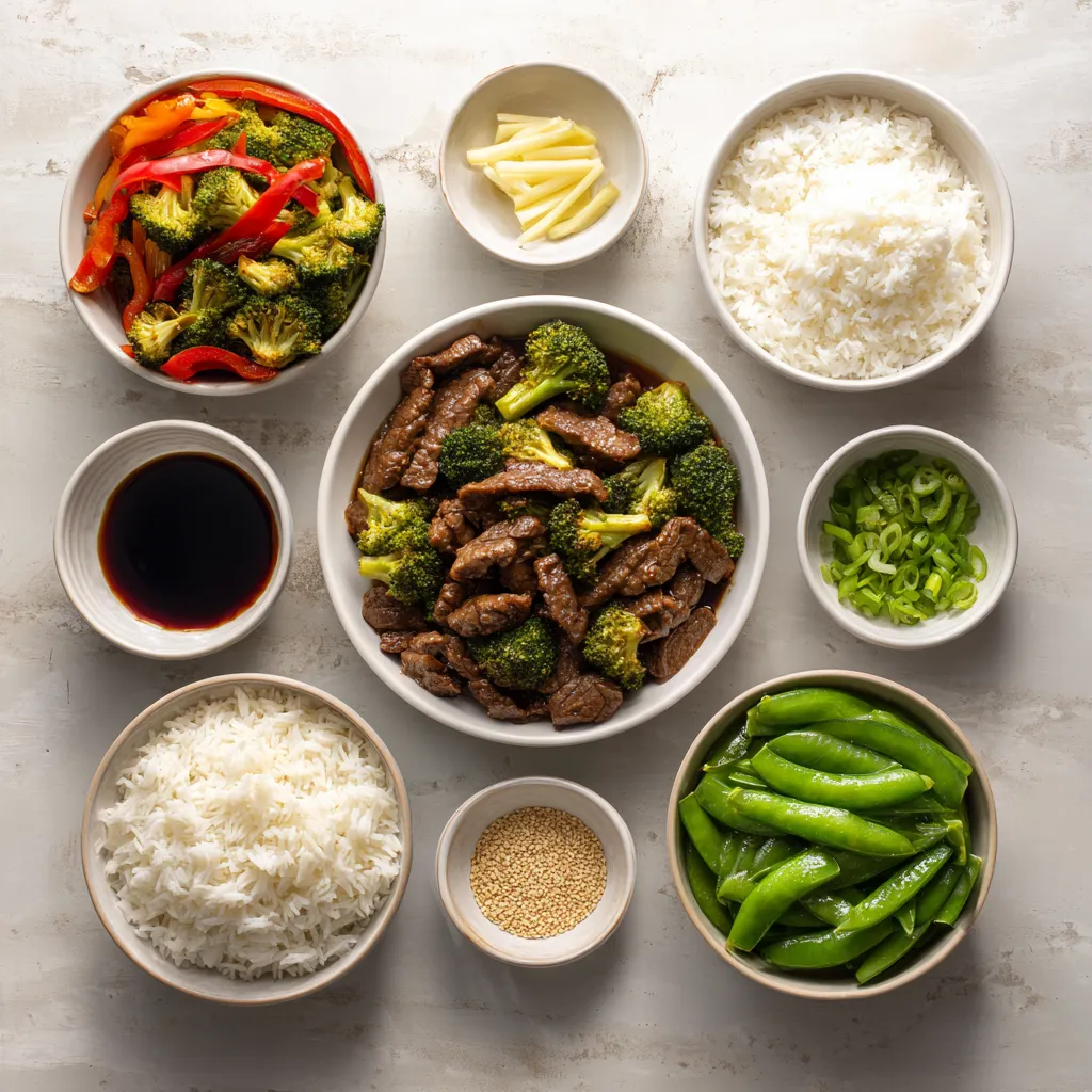 Explore the vibrant flavors and satisfying textures of a Savory Beef Teriyaki Bowl. This dish combines succulent beef flank steak, fresh vegetables, and fluffy jasmine rice, all coated in a homemade teriyaki sauce that perfectly balances sweetness and savoriness. Ideal for a quick weeknight dinner or an impressive meal prep option, this recipe promises to deliver not just a meal but a delightful experience that brings the essence of Asian cuisine right to your table. The colorful presentation and the harmonious blend of tastes make this bowl a feast for both the eyes and the palate.
