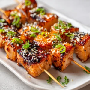 Exploring the art of grilling can lead to delightful culinary experiences, especially when it involves fresh and flavorful ingredients. Grilled salmon yakitori skewers are a fantastic way to enjoy the rich taste of salmon, complemented by a beautifully crafted marinade. This dish highlights the natural flavors of salmon while also benefiting from a harmonious blend of various ingredients, making it suitable for either a casual family dinner or an elegant gathering with friends.