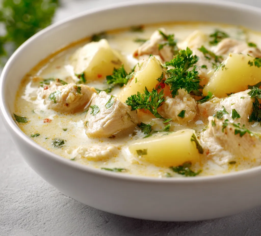 Discover the comforts of a cozy meal with this Creamy Slow Cooker Chicken and Potato Delight. Perfectly seasoned and slow-cooked, this dish melds together tender chicken with hearty potatoes and a creamy texture that warms the soul. The combination of succulent chicken, starchy potatoes, and rich cream creates a dish that is full of flavor, making it an exquisite option for both family gatherings and quiet evenings at home. With simple ingredients and minimal effort, this recipe ensures a deliciously satisfying meal that anyone can prepare with ease.