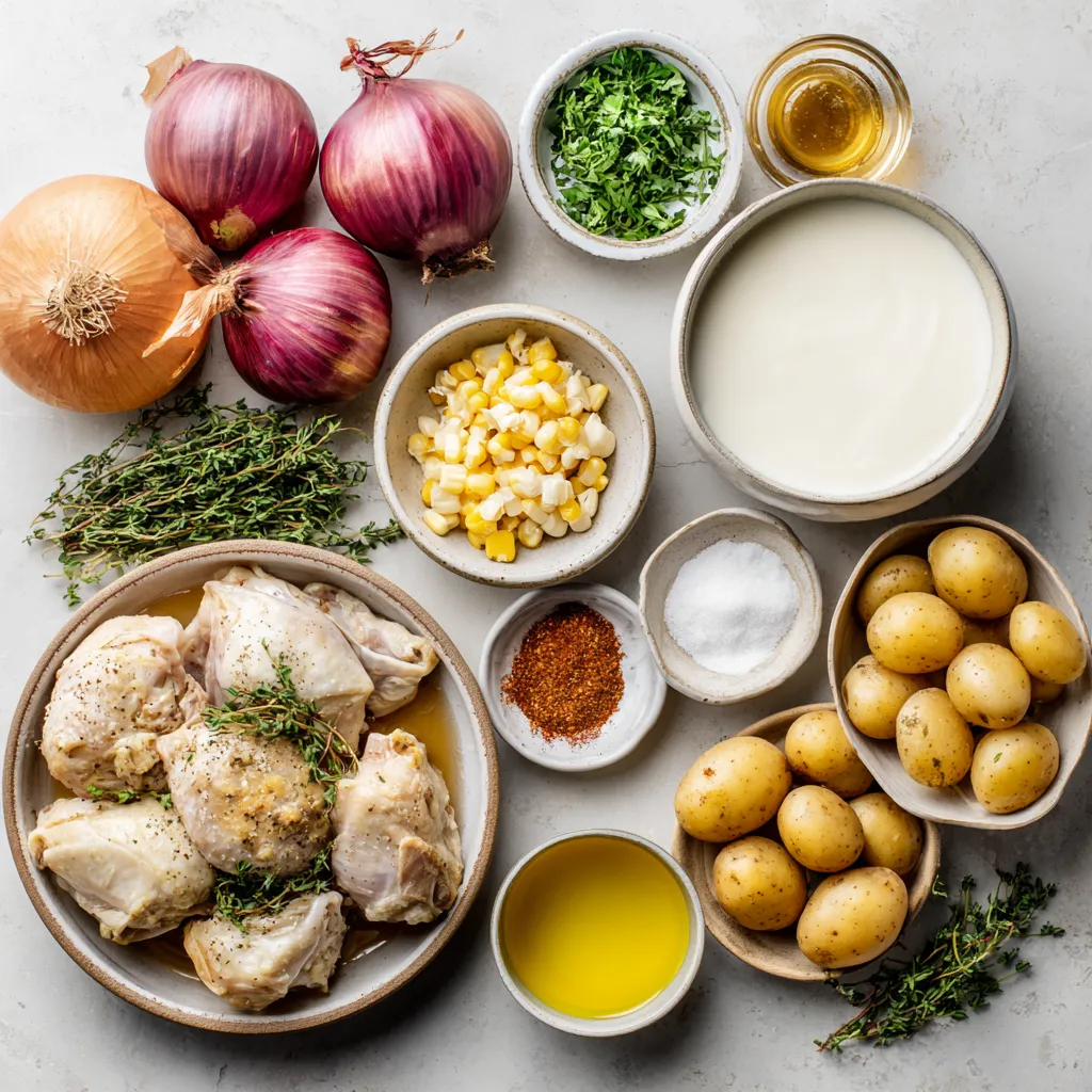 Discover the comforts of a cozy meal with this Creamy Slow Cooker Chicken and Potato Delight. Perfectly seasoned and slow-cooked, this dish melds together tender chicken with hearty potatoes and a creamy texture that warms the soul. The combination of succulent chicken, starchy potatoes, and rich cream creates a dish that is full of flavor, making it an exquisite option for both family gatherings and quiet evenings at home. With simple ingredients and minimal effort, this recipe ensures a deliciously satisfying meal that anyone can prepare with ease.