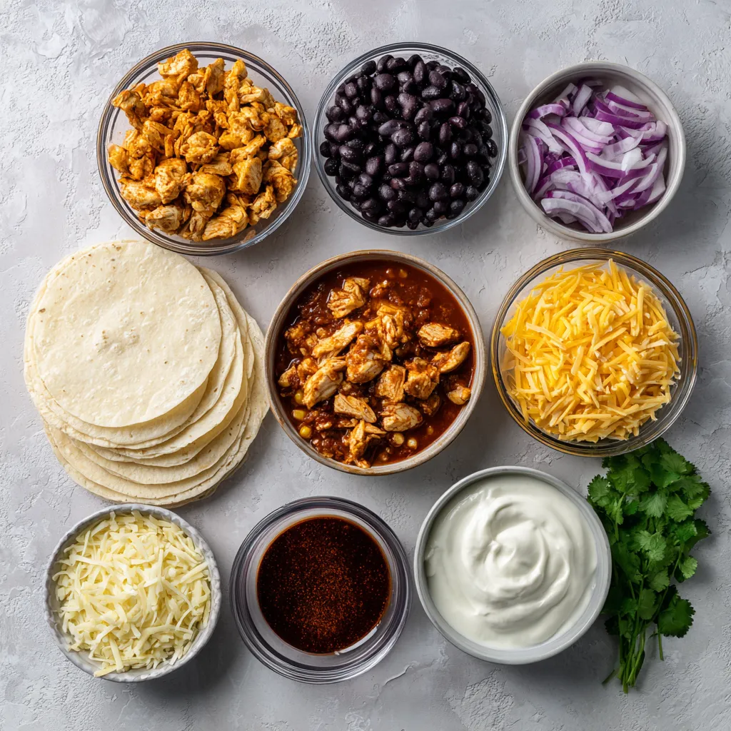 The Slow-Cooked Chicken Enchilada Casserole Delight is a comforting, flavorful dish perfect for busy weeknights or gathering with friends and family. This recipe combines tender chicken, zesty enchilada sauce, and layers of cheesy goodness, making it a crowd-pleaser. The slow cooking method ensures that all the flavors meld beautifully, resulting in a rich and satisfying meal. The layered texture adds a delightful contrast to the creamy beans and the savory chicken, all enveloped in the warmth of spices that create a homey feel. Whether served for a cozy family dinner or a lively potluck, this casserole is sure to impress both kids and adults alike.