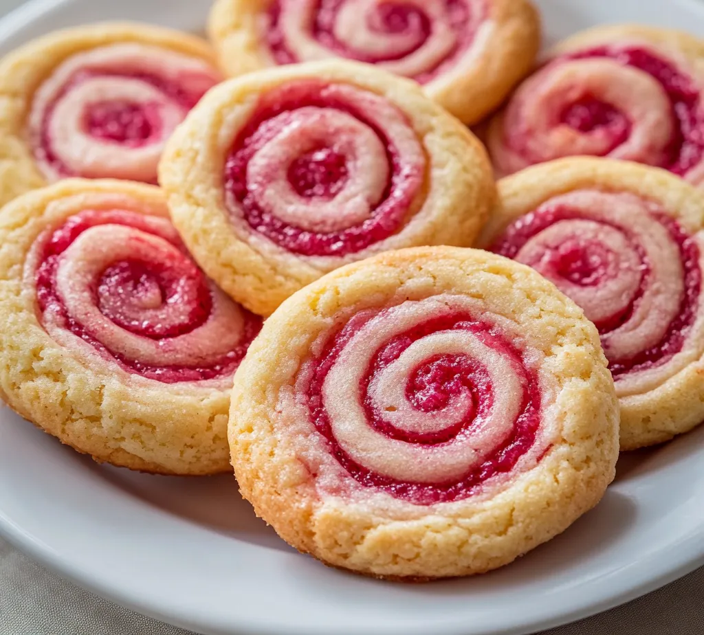 Dive into the delightful world of Raspberry Swirl Cookies, where every bite is a soft, sweet explosion of berry goodness. This recipe combines basic baking staples with the vibrant flavor of fresh raspberries or raspberry jam, making it an irresistible treat that's perfect for any occasion. Whether you are hosting a gathering, celebrating a special moment, or simply indulging your sweet tooth, these cookies will undoubtedly hit the spot. The tender cookie base is enhanced by the natural tartness of the raspberries, creating a beautiful balance that leaves a lasting impression on your palate.