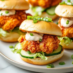 Bang Bang Chicken Sliders are a bold and flavorful meal option that combines crispy chicken with zesty sauce, perfect for any gathering or a satisfying family dinner. These mini sandwiches are not only easy to prepare but are also bursting with flavor, making them a hit with both adults and children. The tantalizing blend of spices in the chicken, topped with a delicious bang bang sauce and fresh vegetables, results in a crunchy, juicy delight that will leave your taste buds wanting more.