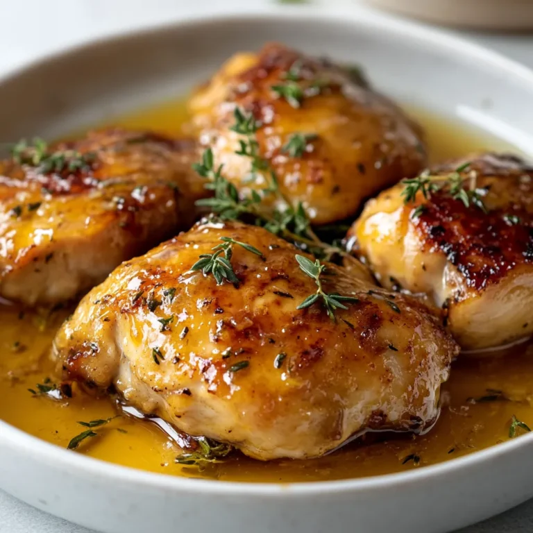 Honey Butter Chicken Delight is a wonderful dish that encapsulates the essence of comfort food while delivering a touch of elegance suitable for a variety of occasions. This recipe features juicy boneless chicken breasts enveloped in a delectable honey butter sauce that strikes the perfect balance between sweet and savory. The blend of flavors, from the warm notes of garlic powder and smoked paprika to the rich sweetness of honey, creates a culinary experience that delights the senses.