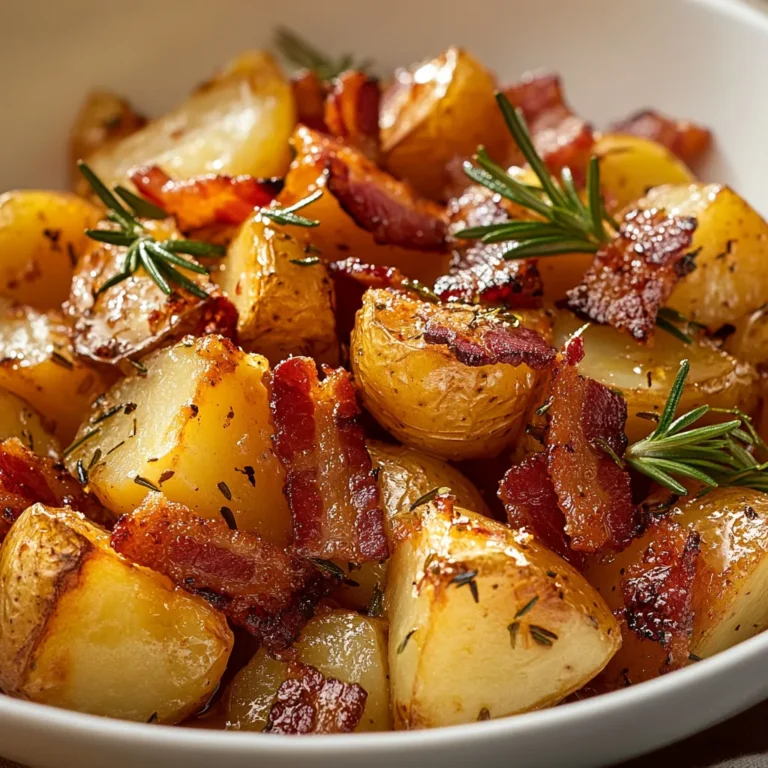 Crispy Bacon Honey Roasted Potatoes are a delightful culinary creation that brings together the irresistible crunch of bacon with the sweetness of honey and the comforting flavor of roasted potatoes. This dish is perfect for almost any occasion, whether you're looking to impress guests at a dinner party, create a comforting family meal, or provide a satiating snack for game day. The fusion of savory and sweet flavors makes these potatoes a versatile side dish that complements a wide array of main courses, from grilled meats to hearty vegetarian options.