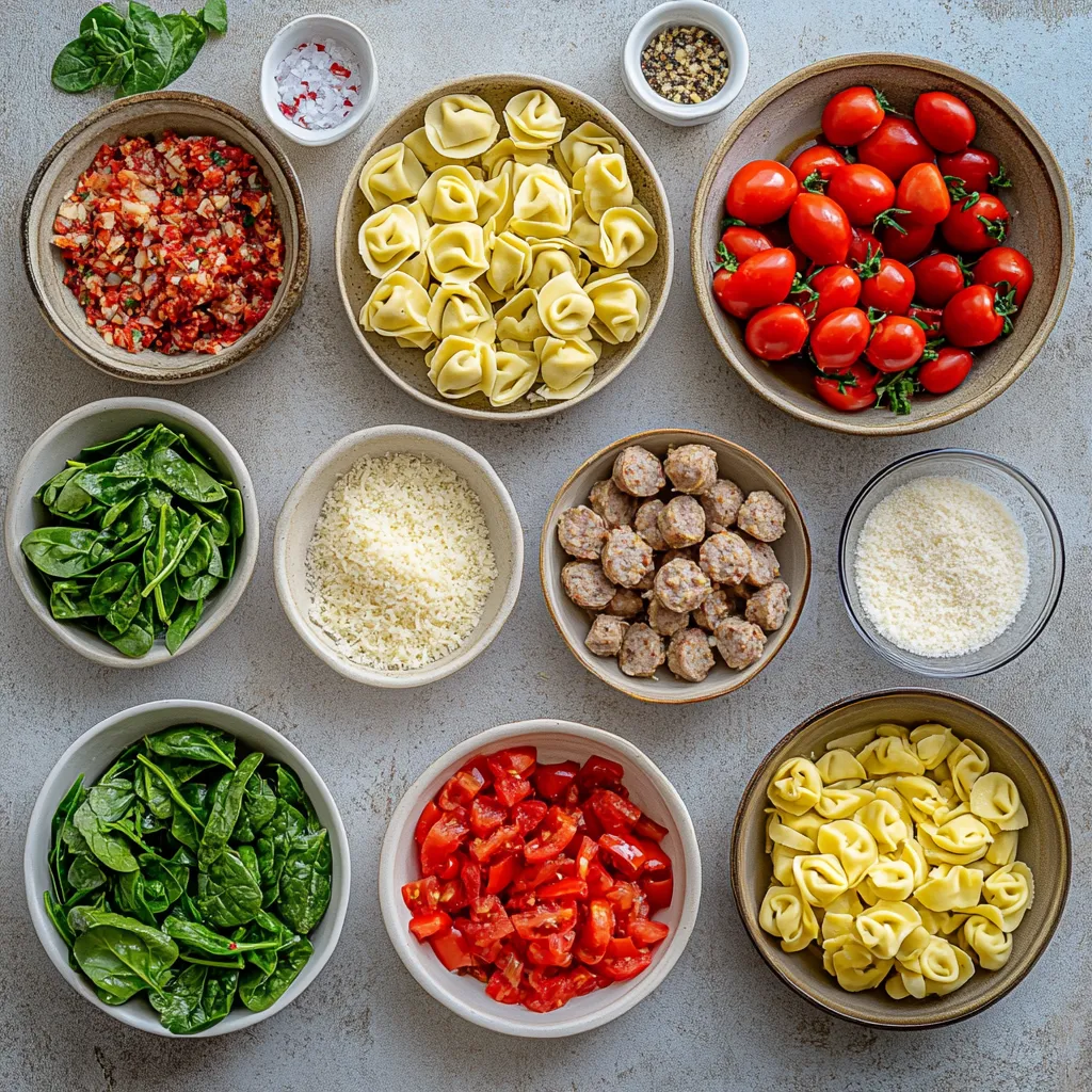 The chill of autumn invites hearty comforts to our tables, and what better way to embrace the season than with a warm bowl of Harvest Sausage Tortellini Soup with Spinach? This delightful dish marries the robust flavors of Italian sausage with the freshness of spinach and tender tortellini, creating a nourishing meal that is both satisfying and easy to prepare. The combination of savory sausage, aromatic herbs, and delicate pasta makes this soup a standout choice for cozy nights in or gatherings with loved ones.