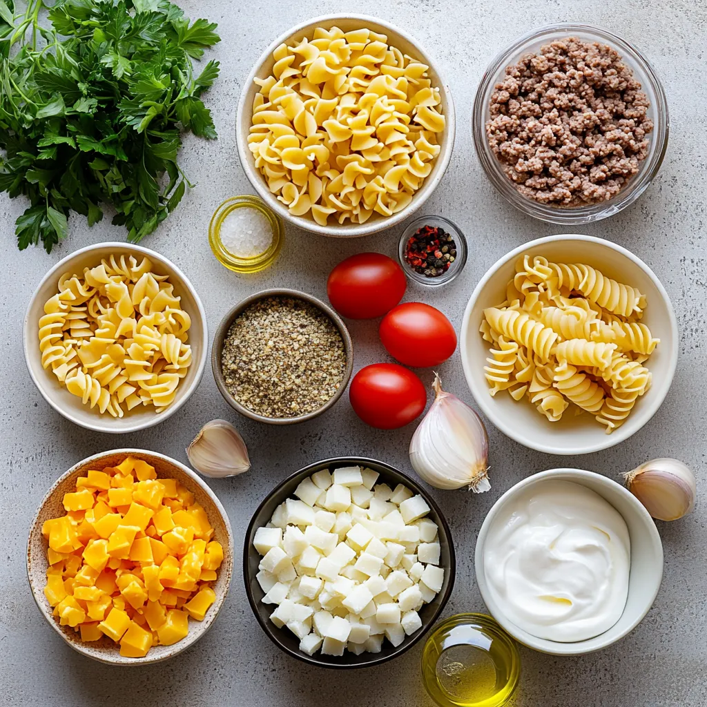 Creamy Ground Beef Pasta Delight is a mouthwatering dish that beautifully marries the robust flavors of ground beef with the comforting texture of creamy pasta. This hearty meal is not only satisfying but also incredibly straightforward to prepare, making it perfect for busy weeknights or casual gatherings with family and friends. The combination of savory beef, tender pasta, and a luscious cheese sauce creates a culinary experience that delights every palate.