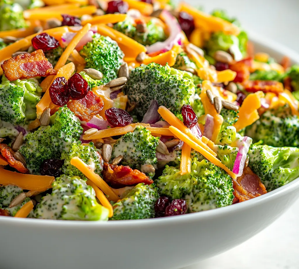 Exploring the vibrant world of salads can lead to delightful discoveries, and the Crunchy Broccoli Delight Salad is a perfect example. This colorful dish combines fresh vegetables, protein, and a creamy dressing to create a well-balanced and satisfying side that appeals to both kids and adults. With its blend of textures and flavors, this salad stands out as not only visually appealing but also deliciously nutritious. Whether you are hosting a summer barbecue, attending a potluck, or simply in need of a healthy lunch option, this salad ticks all the boxes for versatility and taste.