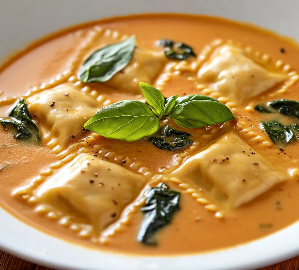 The allure of creamy, comforting soups often beckons when the temperature drops or when we're in need of a cozy meal. One delightful dish that perfectly fits this craving is Creamy Tuscan Ravioli Soup. This comforting soup beautifully combines rich flavors and textures to create a warm bowl of bliss, ideal for those chilly days or when you want to treat yourself to something special. Creamy Tuscan Ravioli Soup bursts with the essence of Italian cuisine, delivering a delightful balance of savory vegetables, tender ravioli, and a smooth, creamy broth that warms the soul.