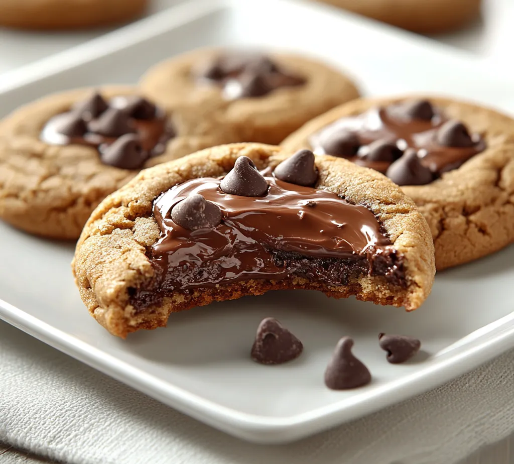 Nutella-Stuffed Chocolate Chip Cookies combine the classic appeal of chocolate chip cookies with the luxurious, creamy goodness of Nutella. These cookies capture a perfect balance between the familiar taste of buttery cookies and the rich, hazelnut flavor of Nutella. When you bite into one of these cookies, you’re greeted with a warm, gooey center that contrasts beautifully with the slightly crisp edges, making it an irresistible treat for both kids and adults.