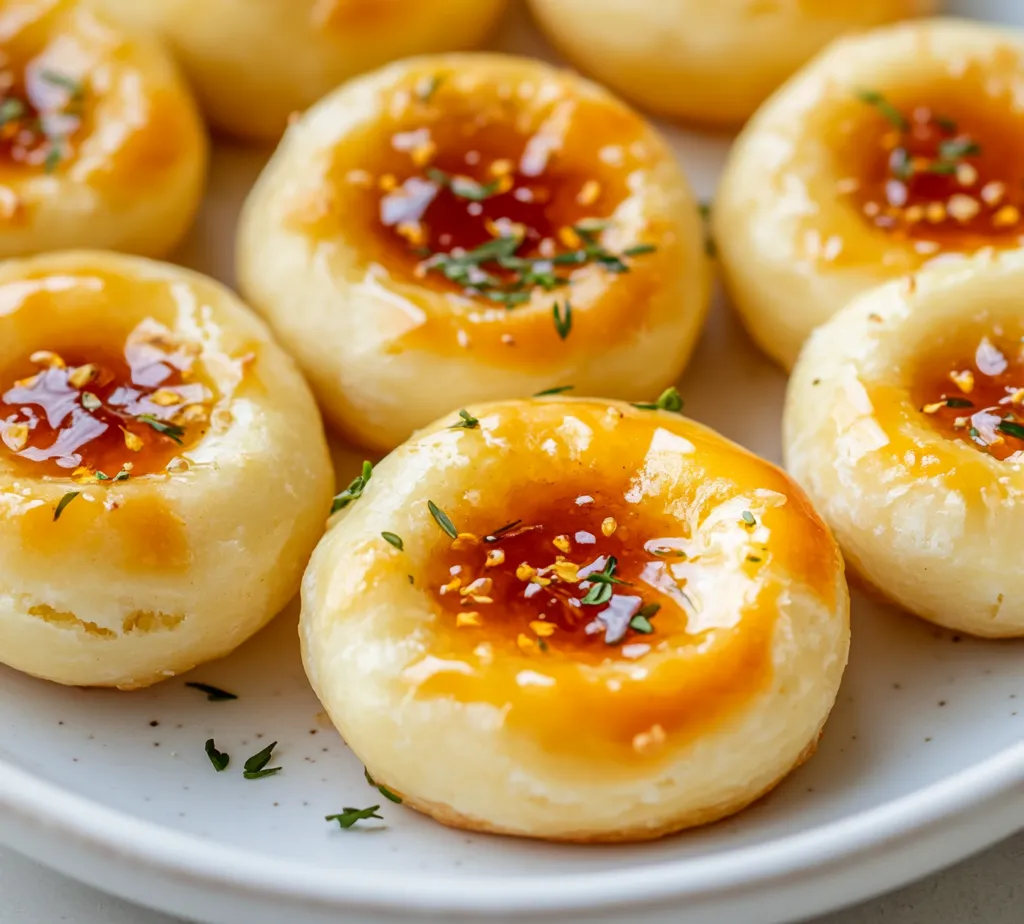 Delve into the delightful world of Cheesy Thumbprint Appetizers with Spicy Pepper Jelly, where flavor meets fun in a bite-sized treat. These delectable appetizers are the perfect fusion of creamy cheeses and a zesty kick from spicy pepper jelly. Each thumbprint offers a unique combination of rich cheddar and tangy jelly, creating a flavor explosion that happens in just one bite. Ideal for gatherings or cozy family get-togethers, these treats are bound to become a staple on your appetizer table.