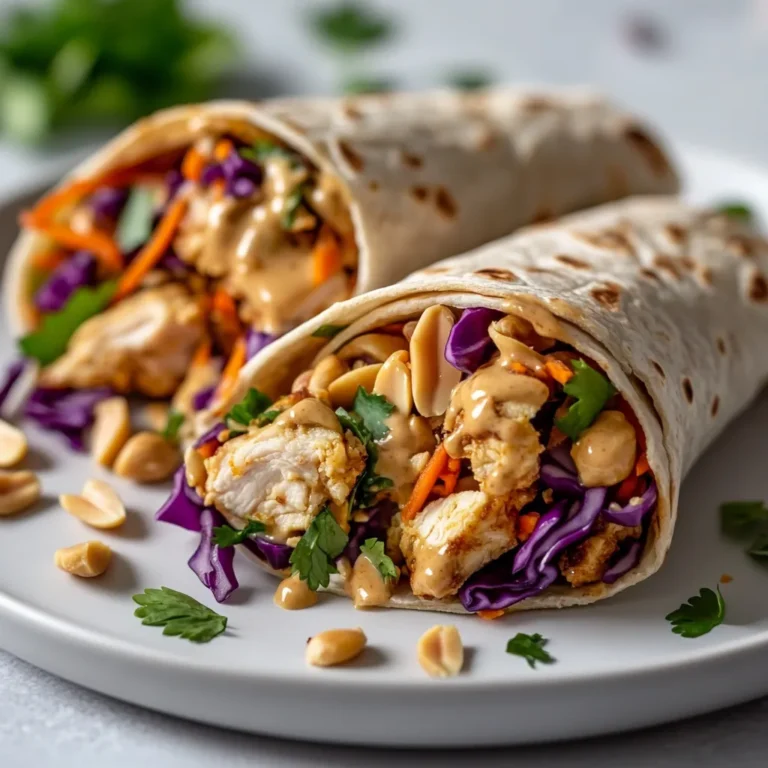 Thai cuisine has gained immense popularity worldwide, renowned for its vibrant flavors and fresh ingredients. One of the most delightful aspects of Thai food is its ability to blend savory, sweet, and tangy elements into a single dish. This harmony of tastes is perfectly showcased in the Irresistible Thai Peanut Chicken Wraps. These wraps offer a convenient, on-the-go meal option that is not only satisfying but also packed with flavor.