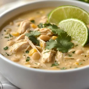 Ultimate Creamy White Chicken Chili is a delightful dish that combines a variety of flavors and textures, making it a perfect comfort food choice. This chili embodies a creamy, rich consistency, balanced by the zesty notes of green chilies and a hint of smokiness from smoked paprika. The tender chicken and nutritious white beans make it not only satisfying but also hearty, filling your stomach while warming your soul.