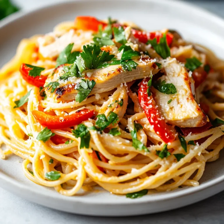 Monterey Chicken Spaghetti Delight is more than just a meal; it's an enticing blend of flavors that brings comfort and satisfaction to the dinner table. The combination of succulent chicken, rich salsa, and creamy Monterey Jack cheese serves up a dish that is as pleasing to the palate as it is to the eyes. The essence of this dish lies in its simplicity, making it an accessible choice for both novice and experienced cooks alike. With a delightful hint of Southwestern flair, this recipe transforms ordinary spaghetti into a culinary experience you won't forget.