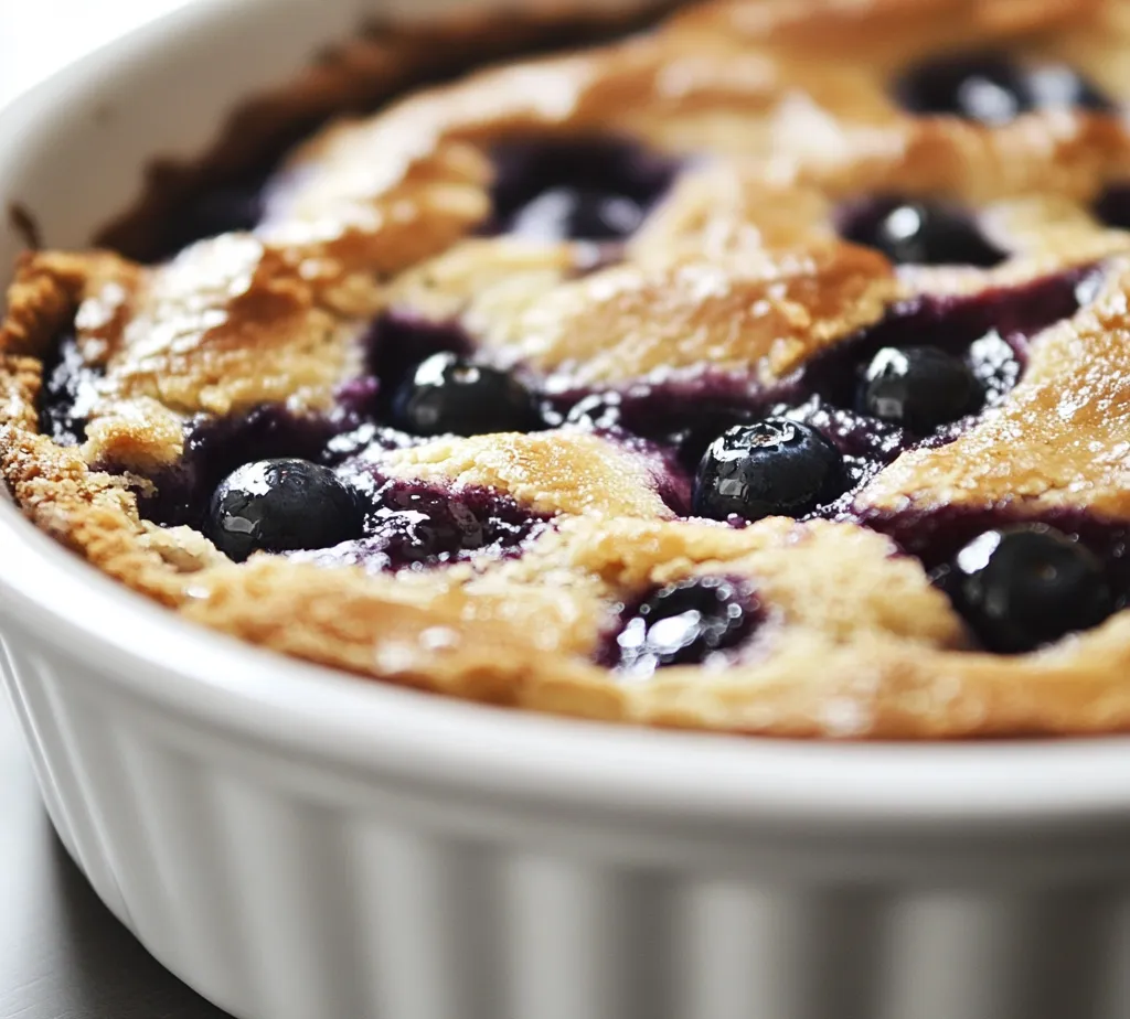 The delightfully sweet and tangy Blueberry Bliss Cobbler makes the perfect dessert for any occasion. This dish beautifully marries the burst of fresh blueberries with a golden, fluffy topping that promises a joy-infused experience in every bite. The balance of flavors, thanks to the hint of lemon and the warm touch of cinnamon, enhances the natural sweetness of the berries, making it a memorable treat without any fuss. This classic dessert is simple enough for a weeknight treat yet impressive enough for special gatherings.