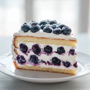 The allure of Nova Scotia Blueberry Cream Cake lies not only in its vibrant color but also in its deliciously balanced flavors. This delightful dessert combines the richness of whipped cream with the tartness of fresh blueberries, creating a memorable treat for any occasion. Whether you are hosting a summer gathering, celebrating a birthday, or simply indulging in a sweet bite after dinner, this cake is sure to impress. The flavors in this cake are enhanced by the freshness of the blueberries, the lightness of the whipped cream, and a hint of lemon zest that brings a refreshing brightness to each slice.