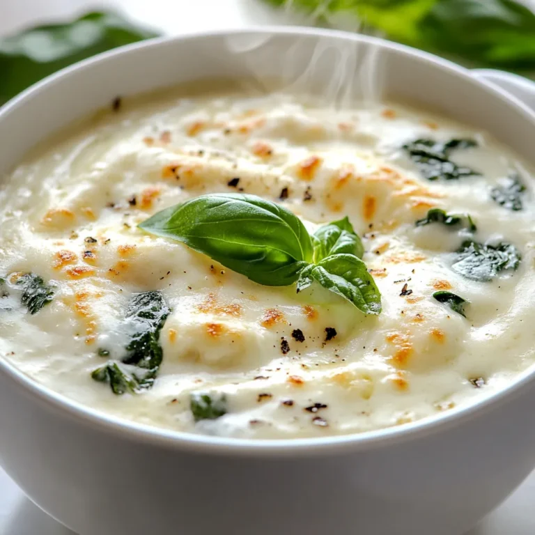 Creamy White Lasagna Soup is the heartwarming ultimate comfort food, seamlessly marrying the richness of traditional lasagna and the soothing qualities of soup. This dish serves as a hearty alternative when you're craving lasagna but prefer a one-pot meal that is both satisfying and easy to prepare. The delightful combination of tender lasagna noodles, savory Italian sausage, and an array of creamy textures transforms this recipe into a satisfying experience that appeals to both the palate and the soul.