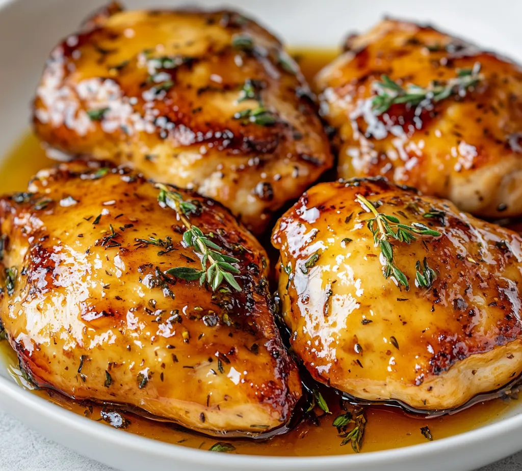 Honey Butter Chicken Delight is a wonderful dish that encapsulates the essence of comfort food while delivering a touch of elegance suitable for a variety of occasions. This recipe features juicy boneless chicken breasts enveloped in a delectable honey butter sauce that strikes the perfect balance between sweet and savory. The blend of flavors, from the warm notes of garlic powder and smoked paprika to the rich sweetness of honey, creates a culinary experience that delights the senses.