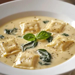 The allure of creamy, comforting soups often beckons when the temperature drops or when we're in need of a cozy meal. One delightful dish that perfectly fits this craving is Creamy Tuscan Ravioli Soup. This comforting soup beautifully combines rich flavors and textures to create a warm bowl of bliss, ideal for those chilly days or when you want to treat yourself to something special. Creamy Tuscan Ravioli Soup bursts with the essence of Italian cuisine, delivering a delightful balance of savory vegetables, tender ravioli, and a smooth, creamy broth that warms the soul.