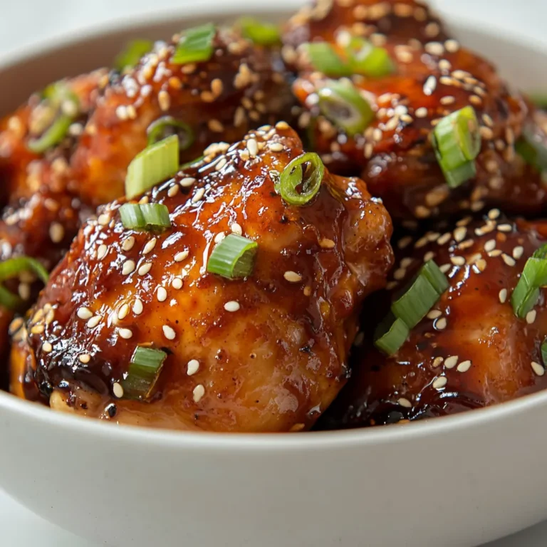 The Sticky Sweet Chili Chicken Thighs recipe epitomizes the perfect balance of savory and sweet flavors that make for a delightful meal. This dish is not only easy to prepare but also brings an exciting twist to traditional chicken recipes. With succulent meat coated in a flavorful marinade, this recipe promises to tantalize your taste buds and impress your family or guests alike. The sticky glaze adds a glossy finish that ensures each bite is packed with flavor, making it an ideal choice for casual dinners or special gatherings.