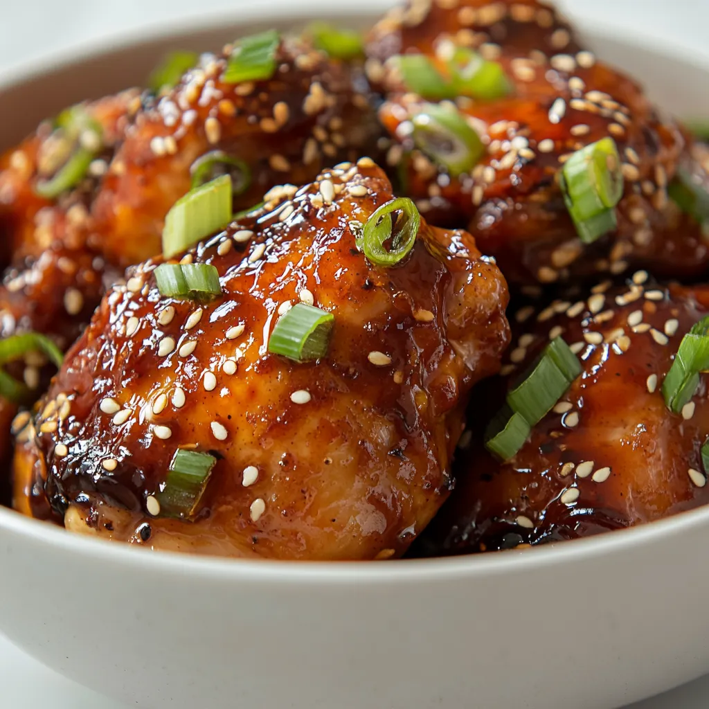 The Sticky Sweet Chili Chicken Thighs recipe epitomizes the perfect balance of savory and sweet flavors that make for a delightful meal. This dish is not only easy to prepare but also brings an exciting twist to traditional chicken recipes. With succulent meat coated in a flavorful marinade, this recipe promises to tantalize your taste buds and impress your family or guests alike. The sticky glaze adds a glossy finish that ensures each bite is packed with flavor, making it an ideal choice for casual dinners or special gatherings.