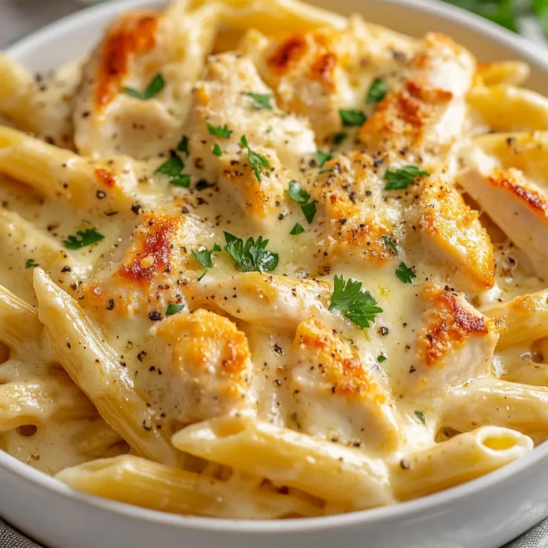 The ultimate comfort food experience awaits with this Cheesy Chicken Penne in Garlic Butter Parmesan Sauce. This luscious pasta dish is not only indulgent but also simple to prepare, making it a perfect option for a weeknight dinner or a cozy weekend gathering. With the creamy richness of the garlic butter parmesan sauce enriched by tender chicken and perfectly cooked penne, every bite offers a delightful burst of flavor.