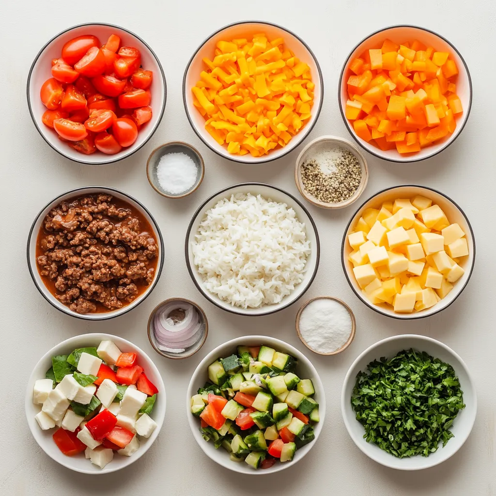 Exploring classic comfort food, Cheesy Hamburger Rice Casserole Delight stands out as a hearty and satisfying meal option. This delightful casserole combines ground beef, uncooked rice, cheese, and mixed vegetables into a single dish that is both fulfilling and simple to prepare. The flavors meld beautifully during baking, creating a savory experience that warms the heart and soul.