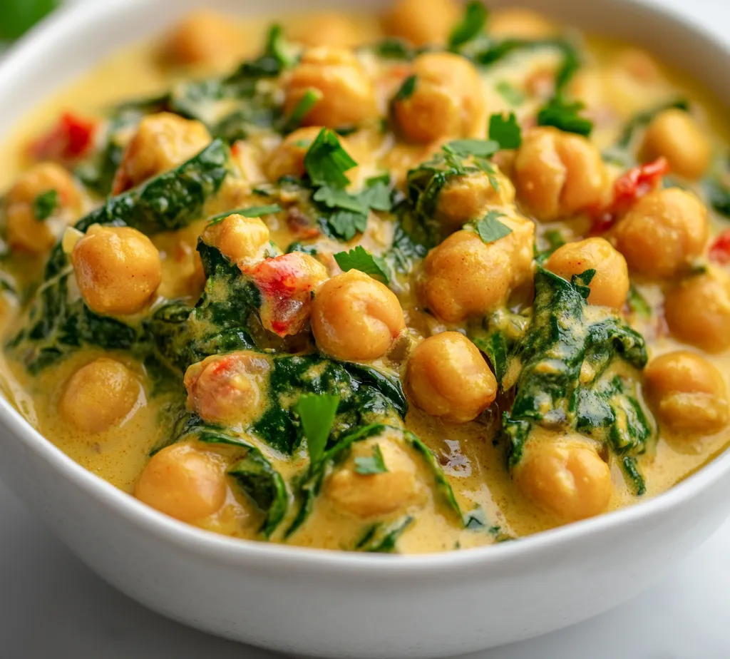 Chickpea Coconut Curry Bliss is a comforting and hearty dish that showcases the wonderful flavors of Indian cuisine. This vibrant curry combines the protein-packed goodness of chickpeas with the creamy richness of coconut milk, resulting in a dish that is both satisfying and nourishing. The warm spices and fresh greens create a delightful complex dish, making it an excellent choice for a weeknight dinner or a special gathering.