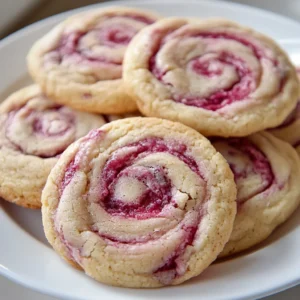 Dive into the delightful world of Raspberry Swirl Cookies, where every bite is a soft, sweet explosion of berry goodness. This recipe combines basic baking staples with the vibrant flavor of fresh raspberries or raspberry jam, making it an irresistible treat that's perfect for any occasion. Whether you are hosting a gathering, celebrating a special moment, or simply indulging your sweet tooth, these cookies will undoubtedly hit the spot. The tender cookie base is enhanced by the natural tartness of the raspberries, creating a beautiful balance that leaves a lasting impression on your palate.