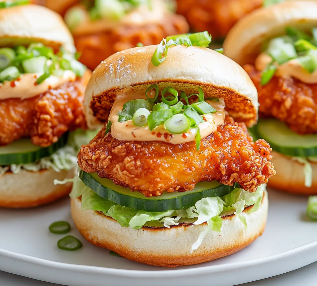 Bang Bang Chicken Sliders are a bold and flavorful meal option that combines crispy chicken with zesty sauce, perfect for any gathering or a satisfying family dinner. These mini sandwiches are not only easy to prepare but are also bursting with flavor, making them a hit with both adults and children. The tantalizing blend of spices in the chicken, topped with a delicious bang bang sauce and fresh vegetables, results in a crunchy, juicy delight that will leave your taste buds wanting more.