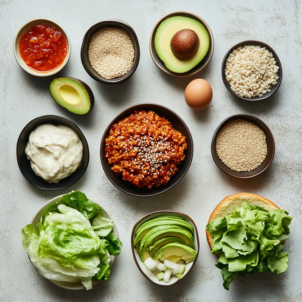 Spicy Gochujang Chicken Burgers with Kimchi Jam offer a tantalizing twist on a classic burger. Combining the savory essence of ground chicken with the fiery kick of gochujang, this dish fuses Korean flavors with a Western favorite, creating a unique culinary experience. Each bite reveals the delicious interplay between spicy, savory, and tangy notes, making it an irresistible option for any meal occasion.