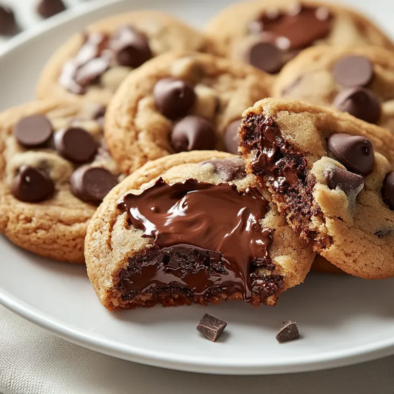 Nutella-Stuffed Chocolate Chip Cookies combine the classic appeal of chocolate chip cookies with the luxurious, creamy goodness of Nutella. These cookies capture a perfect balance between the familiar taste of buttery cookies and the rich, hazelnut flavor of Nutella. When you bite into one of these cookies, you’re greeted with a warm, gooey center that contrasts beautifully with the slightly crisp edges, making it an irresistible treat for both kids and adults.