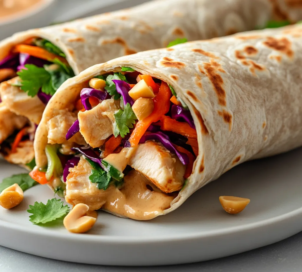 Thai cuisine has gained immense popularity worldwide, renowned for its vibrant flavors and fresh ingredients. One of the most delightful aspects of Thai food is its ability to blend savory, sweet, and tangy elements into a single dish. This harmony of tastes is perfectly showcased in the Irresistible Thai Peanut Chicken Wraps. These wraps offer a convenient, on-the-go meal option that is not only satisfying but also packed with flavor.
