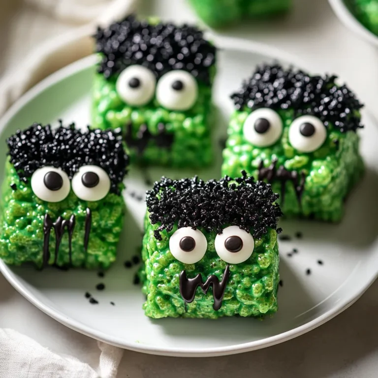 Understanding the joy of creating festive treats can enhance any celebration. With Halloween just around the corner, there's no better time to surprise friends and family with a spooky yet delightful dessert. This detailed guide will walk you through creating Spooktacular Frankenstein Rice Krispie Treats, a fun twist on a classic and an eye-catching addition to your Halloween spread. These treats blend nostalgia with creativity, making them perfect not only for children but also for adults who enjoy a touch of whimsical fun in their dessert offerings.