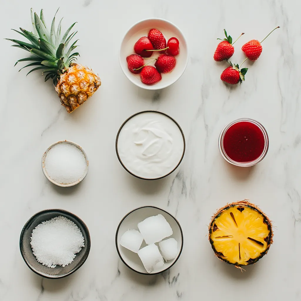 Explore the refreshing world of tropical beverages with the Tropical Paradise Lava Flow. This non-alcoholic drink captures the essence of a sunny beach getaway, presenting beautiful layers reminiscent of flowing lava. Imagine savoring a vibrant mix of flavors that transports you to a tropical paradise, each sip bringing you closer to sun-soaked beaches and gentle ocean breezes. The combination of fresh pineapple, smooth coconut cream, and sweet strawberry puree creates a delightful taste sensation that is perfect for gatherings or as a solo indulgence.