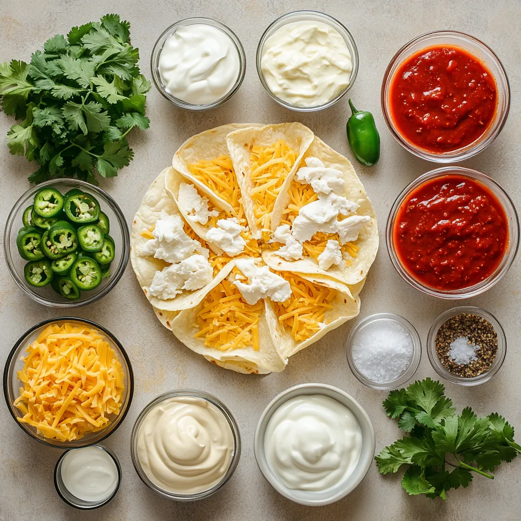 Cheesy Chicken Enchiladas are a delightful dish that brings the vibrant flavors of Mexican cuisine right to your kitchen. Renowned for their creamy texture and rich flavor profile, these enchiladas combine tender shredded chicken with a melty cheese filling, all encased in soft corn tortillas. The beauty of this dish lies not just in its flavor, but also in its home-cooked appeal, making it an ideal meal for family gatherings or weeknight dinners alike.