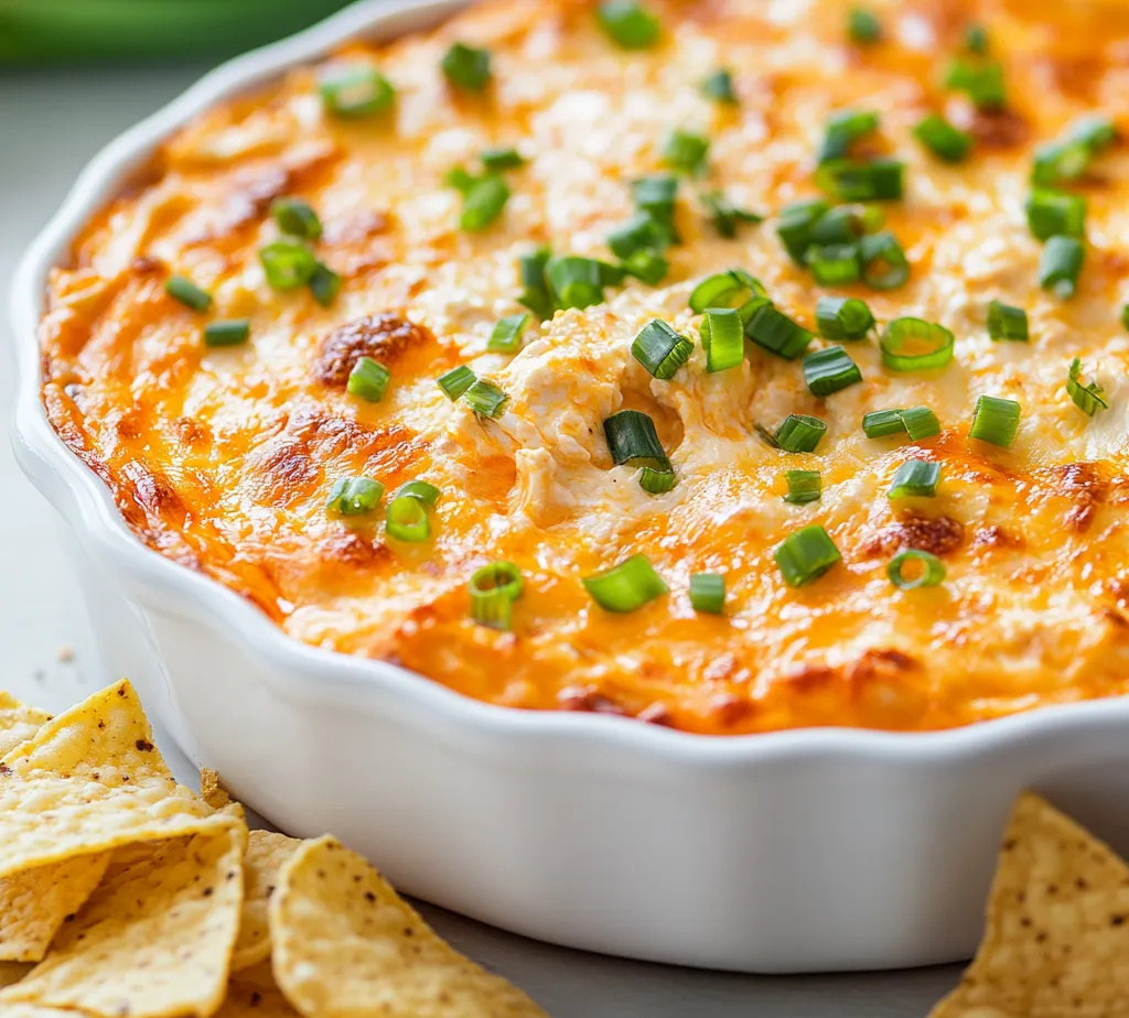 Buffalo chicken dip has earned its spot as a quintessential appetizer at gatherings and parties across America. This creamy, spicy dish is not just a crowd-pleaser; it evokes the essence of game day and festive occasions with its fiery flavors and comforting texture. The dip combines shredded chicken with spicy buffalo sauce and a rich blend of cheeses, making it a perfect combination of heartiness and spice.