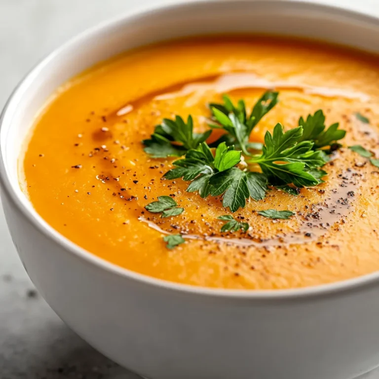 As the leaves begin to turn and the air grows crisp, there's nothing quite as comforting as a bowl of warm soup. This Cozy Fall Comfort Soup embodies the heart of autumn with its rich flavors and satisfying texture. Filled with seasonal ingredients like butternut squash, carrots, and a medley of spices, this soup not only nourishes the body but also uplifts the spirit. The warmth of the spices offers a gentle hug, reminding us of cozy nights spent indoors and the joy of sharing meals with loved ones.